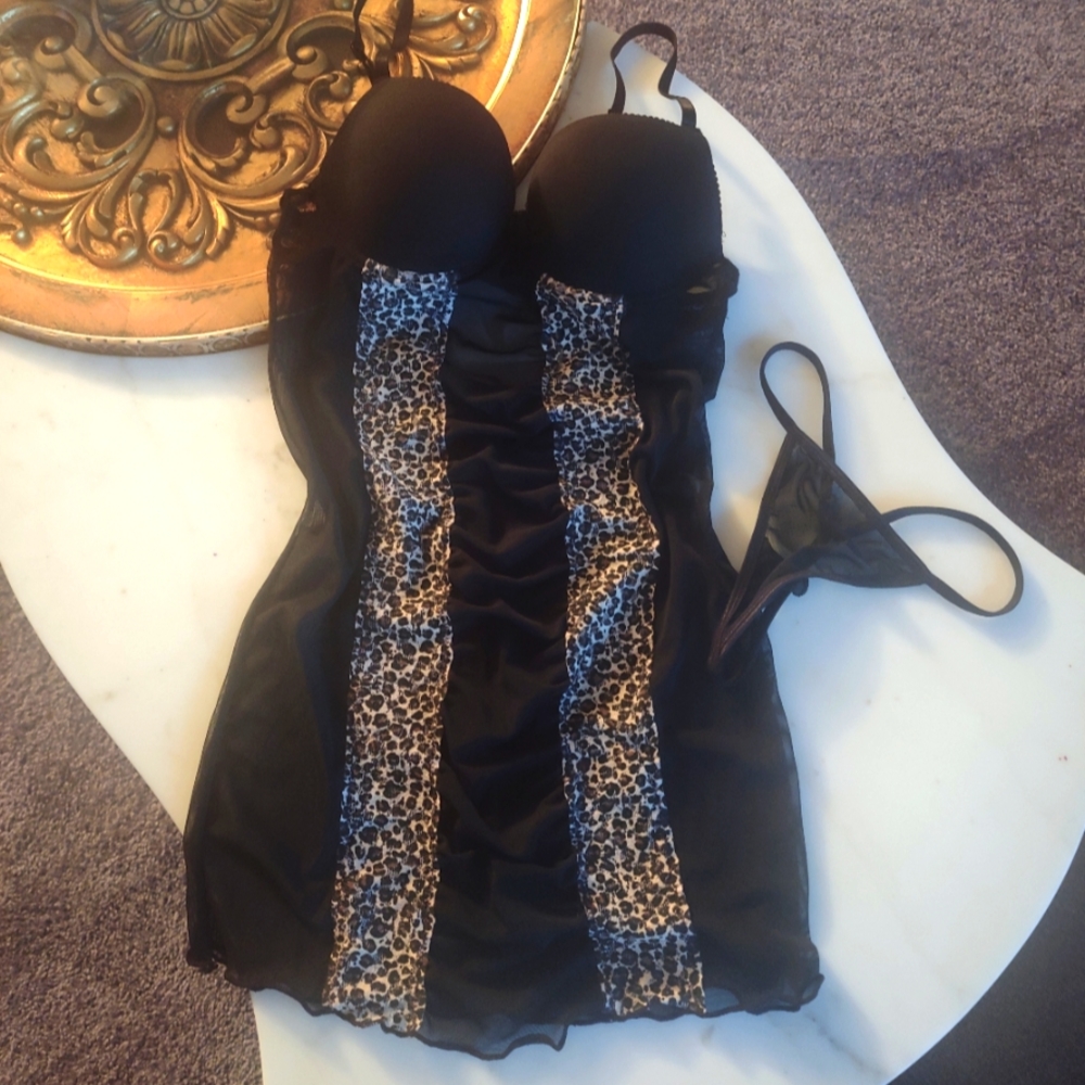 Babydoll and Thong Sexy and Sensual